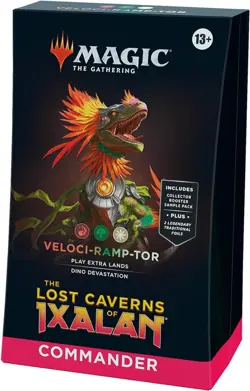 Magic the Gathering : The Lost Caverns of Ixalan Commander Deck Veloci-Ramp-Tor - Image 1