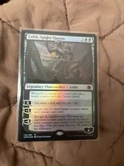 Lolth, Spider Queen - Foil - Adventures in the Forgotten Realm - Magic MtG - Image 1