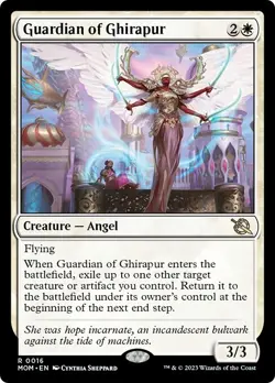 GUARDIAN OF GHIRAPUR mtg NM-M March of The Machine 1 Rare - Image 1