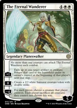 THE ETERNAL WANDERER mtg NM-M Phyrexia All Will Be One 1 Rare - Image 1