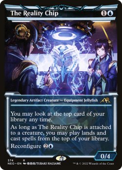 The Reality Chip - NEO #374 | NORMAL | NM | MTG | SHOWCASE - Image 1