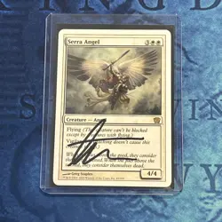 MTG Magic Serra Angel Signed Artist Proof x1 9th Edition Greg Staples💥✍ RARE - Image 3
