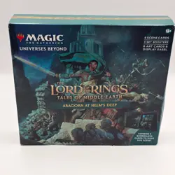 MTG Lord of the Rings Aragorn at Helm’s Deep Scene Box Sealed Tales of Middle-ea - Image 1
