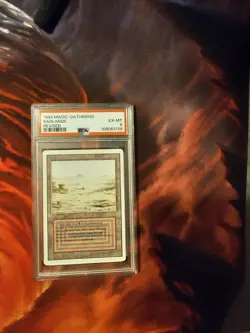 1995 Magic The Gathering: BADLANDS REVISED- PSA 6 - Image 1