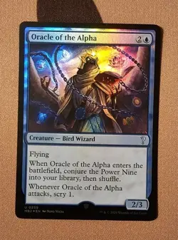 MTG Oracle of the Alpha x1 NM *FOIL* from Mystery Booster 2 - Image 1