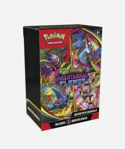 PRESALE: Pokemon TCG: Mega Evolution-Phantasmal Flames Booster Bundle (6 Packs) - Image 1