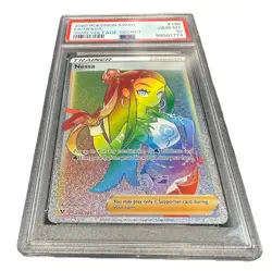 PSA 10 Nessa Secret Rare 196/185 ☆ 2020 Pokemon TCG Vivid Voltage Full Art Holo - Image 1