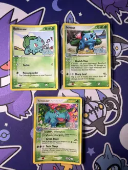 Pokemon Tcg Venusaur Ivysaur Bulbasaur Crystal Guardian Holo Stamped NM - Image 1