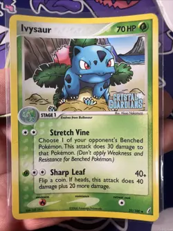 Pokemon Tcg Venusaur Ivysaur Bulbasaur Crystal Guardian Holo Stamped NM - Image 4