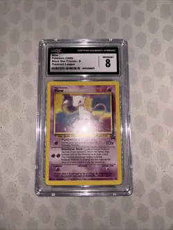 CGC 8! Pokemon Mew (2000) Black Star Promos - 8 Poke League! RARE! - Image 1