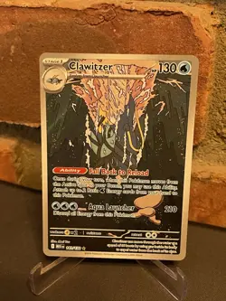 Clawitzer 141/132 Pokemon Mega Evolution Illustration Rare - Image 2