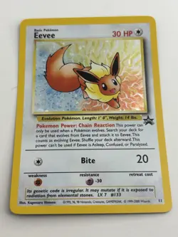 Eevee 11/53 Wotc Black Star Promo Holo Pokemon LP/NM - Image 5