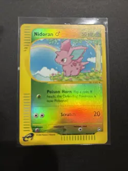 Pokemon TCG Nidoran (M) 96/147 Aquapolis Reverse Holo - Image 1