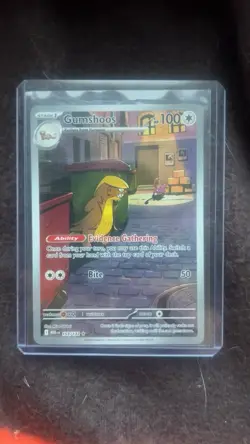 Gumshoos 153/132 Illustration Rare Pokemon Mega Evolution NM - Image 1