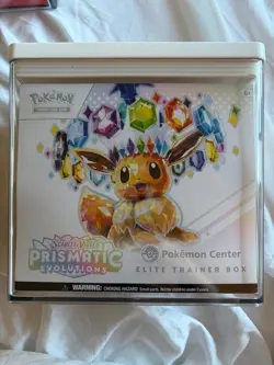 Pokemon Center Exclusive TCG Prismatic Evolutions Elite Trainer Box ETB - Sealed - Image 1