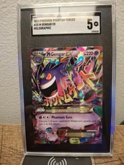 SGC 5 beautiful 2014 Pokemon Mega Gengar EX XY Phantom Forces #35 - Image 1