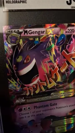 SGC 5 beautiful 2014 Pokemon Mega Gengar EX XY Phantom Forces #35 - Image 2