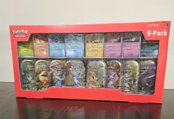 Pokemon Prismatic Evolution Mini Tins 8 Pack Costco Pack - Image 1