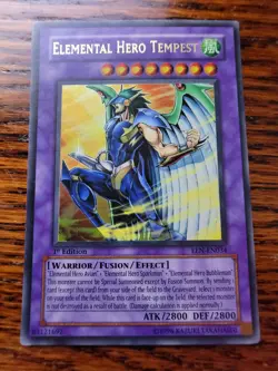 LP! Elemental Hero Tempest EEN-EN034 Elemental Energy 1st Edition - Image 1