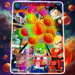God of Dreams Dragon Ball Super BT28-027 SPR Special Rare Prismatic Clash Card - Image 1