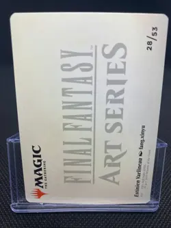 Estinien Varlineau Gold-Stamped Art Card 28/53 - FINAL FANTASY MTG - Image 2