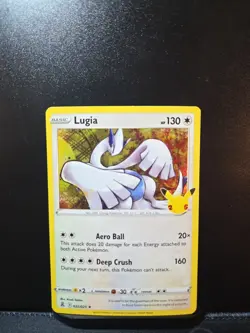 Lugia 022/025 Holo Rare Celebrations 25th Anniversary Pokemon Card NM - Image 1