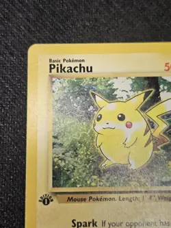 Pikachu 1st Edition Pokemon Card Wizards W Stamp Duelist 60/64 Ungraded LP- - Image 2