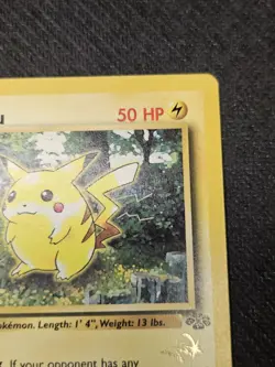 Pikachu 1st Edition Pokemon Card Wizards W Stamp Duelist 60/64 Ungraded LP- - Image 3