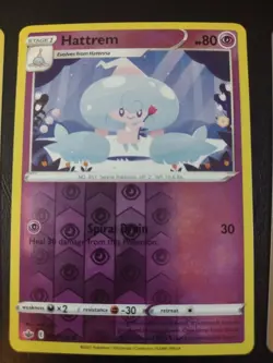 Pokemon TCG- Hatterene Evolution Line- English & Japanese 3 Holo Card Lot NM - Image 3