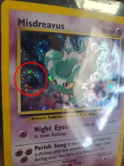Misdreavus 11/64 Holo Swirl - Neo Revelation Set - Pokemon Card - Excellent - Image 3