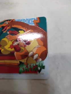 [MP] Charizard 107 Japanese Anime Collection Carddass Bandai Pokemon Card 9019 - Image 3