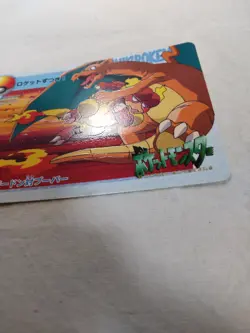 [MP] Charizard 107 Japanese Anime Collection Carddass Bandai Pokemon Card 9019 - Image 4