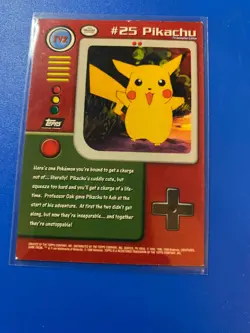 Pokemon TV2 #25 Pikachu Card - Image 2