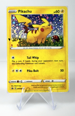 2020 Pokemon Pikachu SWSH039 Sword & Shield Blackstar Promo Card - Image 1