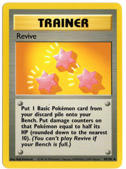 Revive 89/102 Base Set Pokemon Card - Image 1