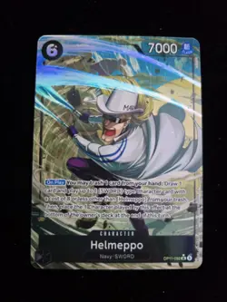 Helmeppo Alt Art OP11-092 SR A Fist of Divine Speed One Piece TCG Card English - Image 1