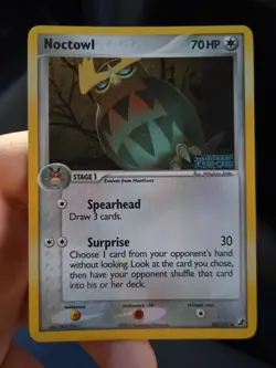 Pokemon Cards Ex Unseen Forces Hoothoot & Noctowl Reverse Holo Stamped - Image 4