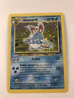 Pokemon TCG 2000 Neo Genesis Set - Azumarill 2/111 - Rare Holo Card - LP/NM - Image 1