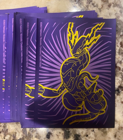 POKEMON TCG Scarlet & Violet ETB Miraidon Card Sleeves Lot Of (95) - Image 1
