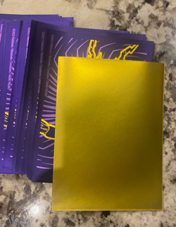 POKEMON TCG Scarlet & Violet ETB Miraidon Card Sleeves Lot Of (95) - Image 3