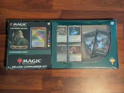 New MTG Lord Of The Rings LOTR Riders Rohan DELUXE COMMANDER KIT Magic Gathering - Image 1