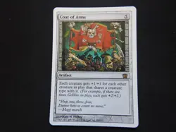 Coat of Arms LP/MP [8th Edition] Mtg Magic Free Tracking! - Image 1