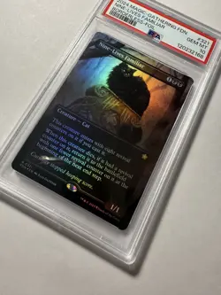 Nine-Lives Familiar (Borderless) #321 Foundations Foil PSA 10 GEM MINT - Image 5