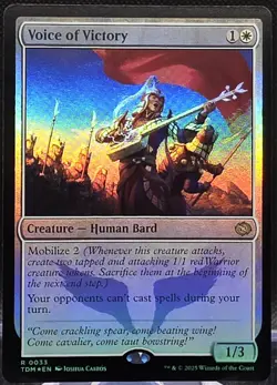Voice of Victory #33 Tarkir: Dragonstorm Foil Rare - Image 1