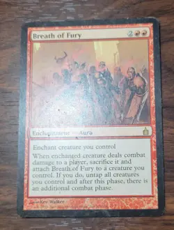 Breath of Fury x1 MTG Ravnica Magic Heavy Play HP English - Image 2