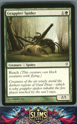 Magic the Gathering MTG Worldwake Grappler Spider #102 Buy 2 Get 1 - Image 1