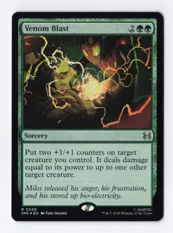 Venom Blast (Foil) 0020 (R) MTG Marvel's Spider-Man Eternal-Legal (SPE) - Image 1