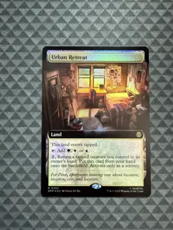 MTG Urban Retreat #0283 Foil Extended Art Rare Marvel’s Spider-Man (SPM) - Image 1