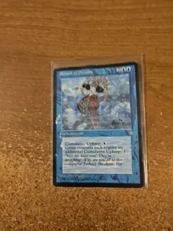 MAGIC THE GATHERING ICE AGE UNCOMMON BREATH OF DREAMS HEAVILY PLAYED DAMAGED - Image 1