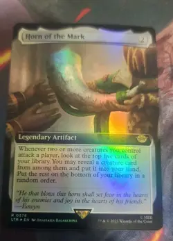 Horn of the Mark (Extended Art) Universes Beyond Foil - Image 1